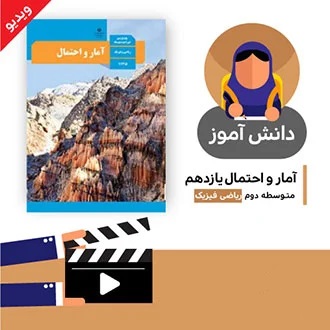 آموزش درس (آشنایی با مبانی ریاضیات بخش ششم) کتاب آمار و احتمال یازدهم متوسطه به صورت فایل انیمیشن